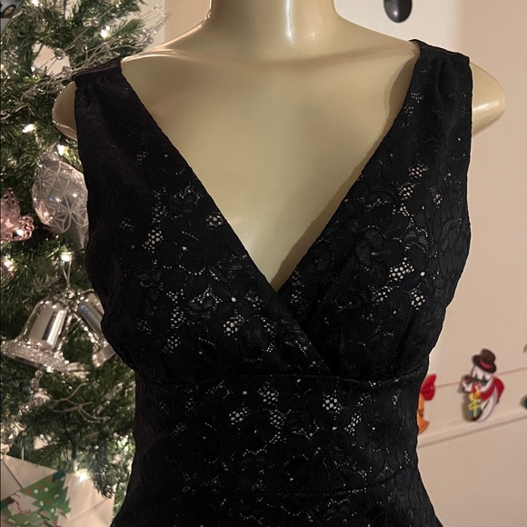 🔥Enfocus Studio Black Textured Mini Dress - Picture 2 of 5